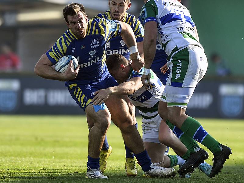 ZEBRE SCONFITTE 38-5 IN CASA DEL BENETTON RUGBY NEL 10° TURNO DI BKT UNITED RUGBY CHAMPIONSHIP
