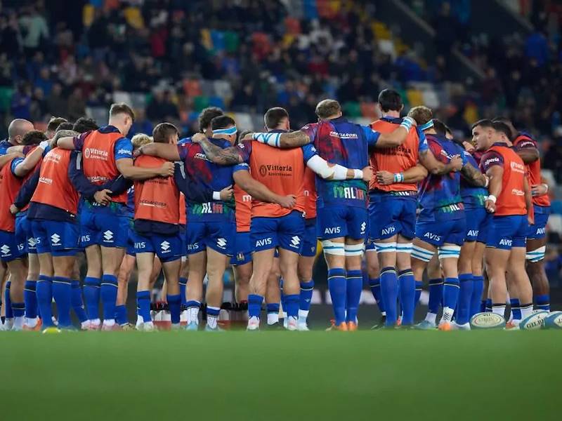 Sei giocatori delle Zebre nell'Italia che affronta il Giappone a Tokyo