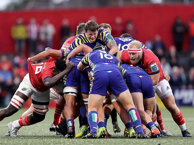 LE ZEBRE NON RIESCONO NELLA RIMONTA: A CORK TERMINA 21-5 PER IL MUNSTER CHE BLINDA LA GARA NEL PRIMO TEMPO