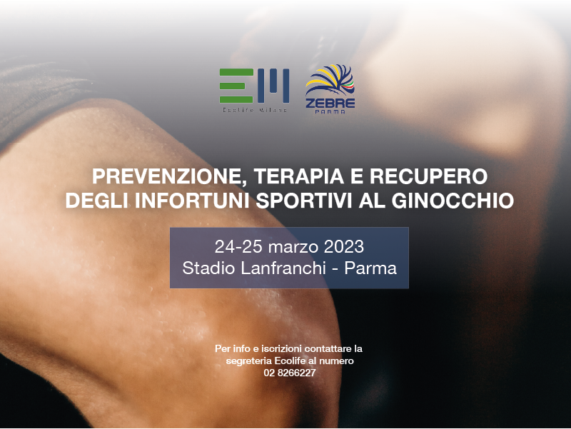 Il corso “Prevenzione, terapia e recupero degli infortuni sportivi al ginocchio” è a numero chiuso