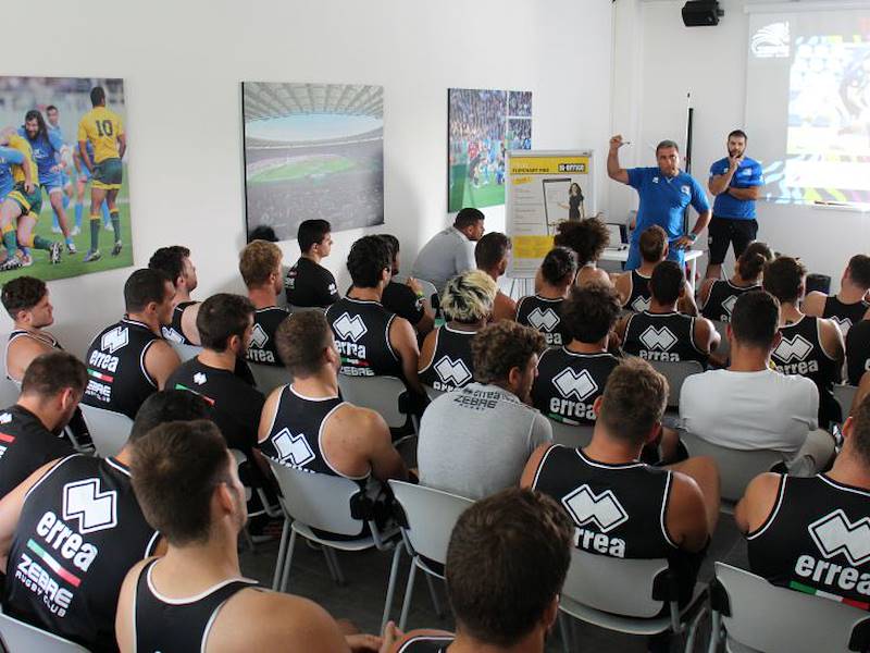 PARTITA UFFICIALMENTE LA STAGIONE 2018/19 DELLO ZEBRE RUGBY CLUB TEST COL PRIMO DI GIORNO DI TEST A PARMA