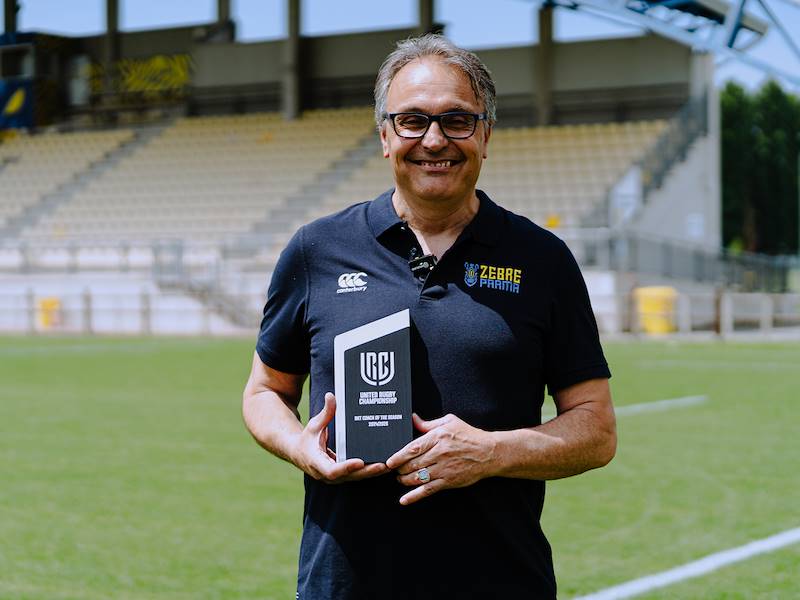 Massimo Brunello eletto Coach of the Season dello United Rugby Championship