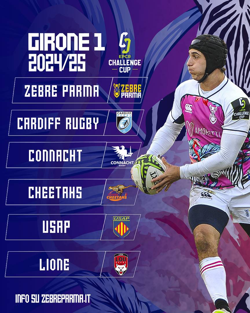 Le squadre qualificate all’EPCR Challenge Cup 2024/25: