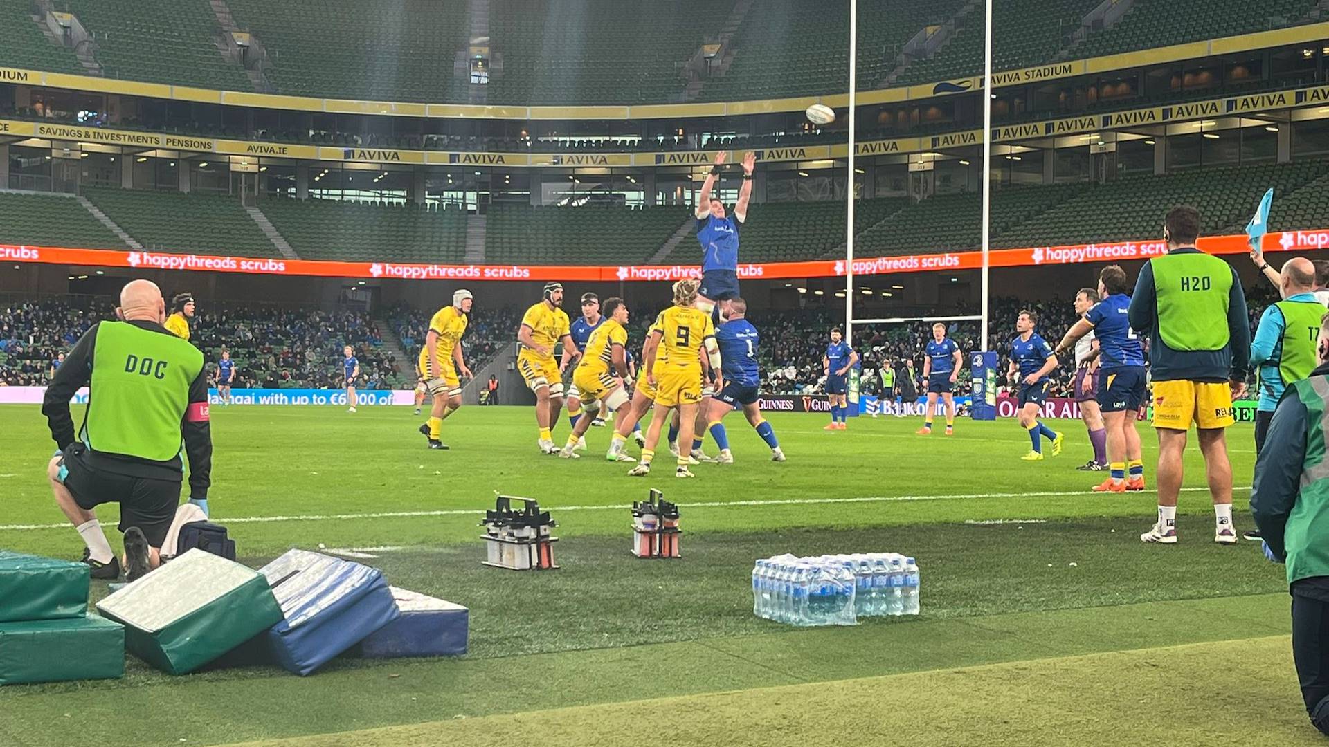 Four tries for the Yellow and Blues, earning a bonus point