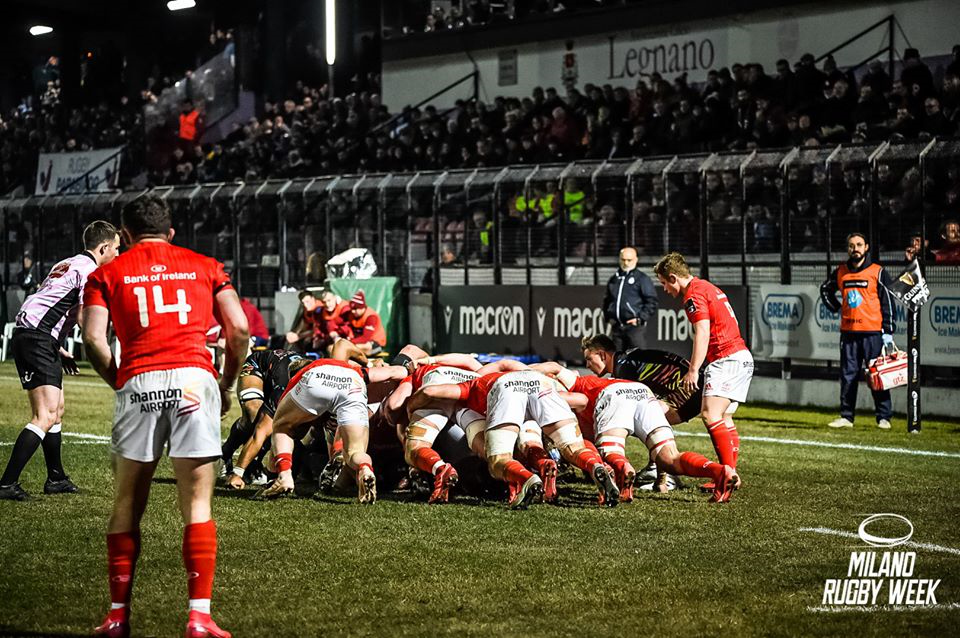 AL MILANO RUGBY WEEK È FESTA SOLO A METÀ: IL MUNSTER PASSA 28 A 0 ALLO STADIO GIOVANNI MARI