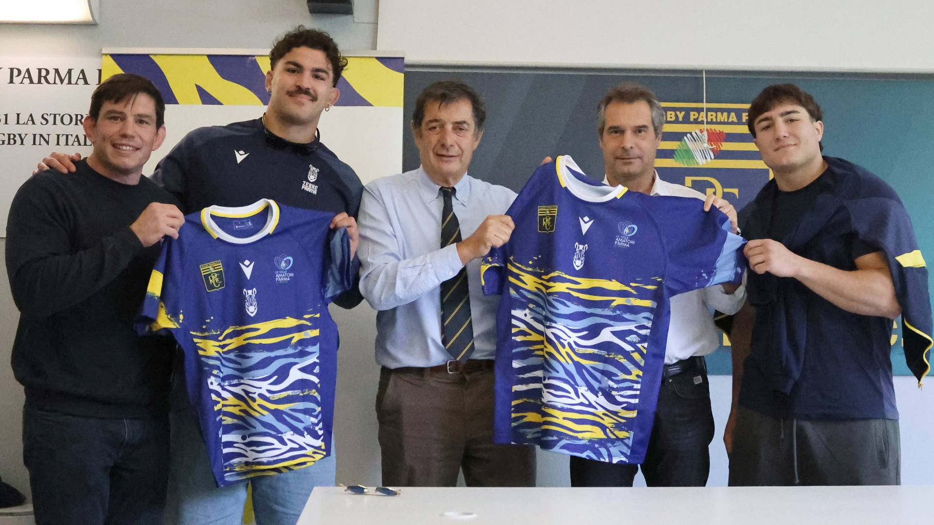 Rugby giovanile: nuova maglia e progetto Zebre Parma, Viole e Rugby Parma