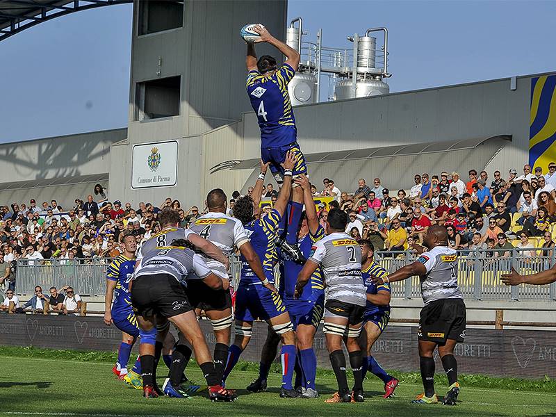 ZEBRE IN PARTITA FINO AL 65’: I DHL STORMERS BLINDANO LA GARA NEL FINALE E PASSANO 37-20 A PARMA