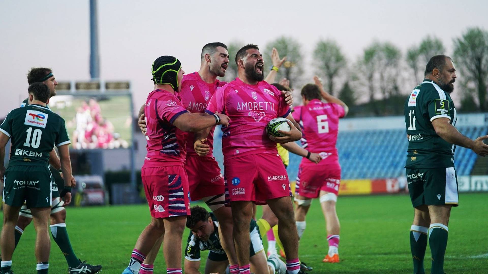 Challenge Cup: Zebre defeat Pau 31-15 to reach the quarter-finals for the first time in their history