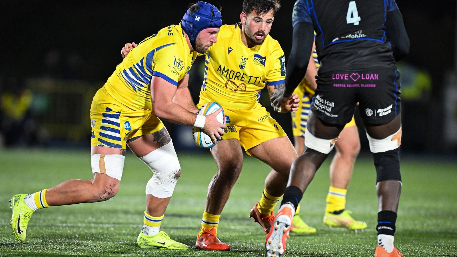 Dura trasferta scozzese per le Zebre Parma, che subiscono sette mete