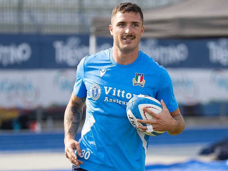 GIACOMO DA RE PRONTO A METTERSI IN GIOCO CON LA MAGLIA DELLE ZEBRE
