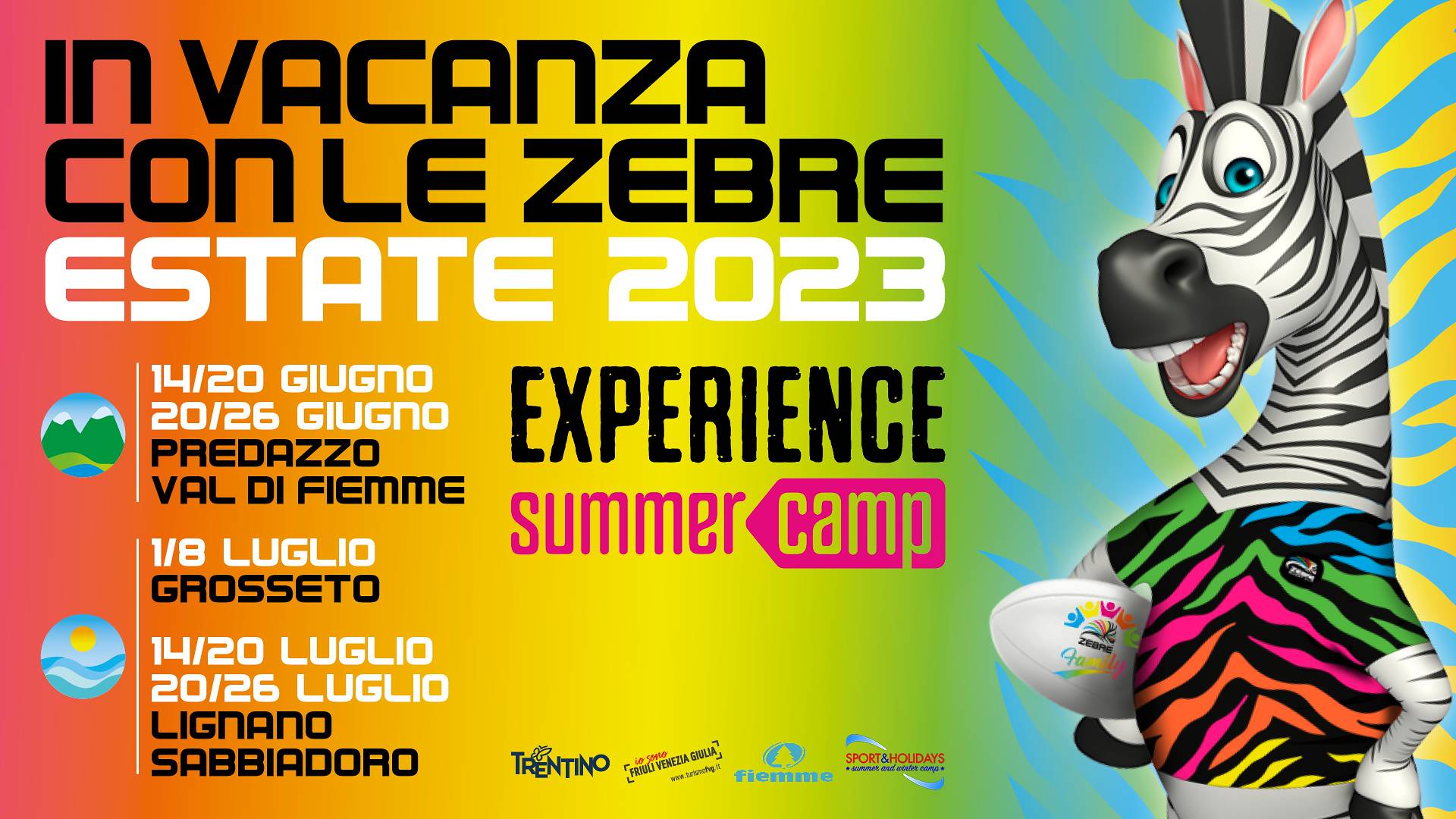 IN VACANZA CON LE ZEBRE – ESTATE 2023