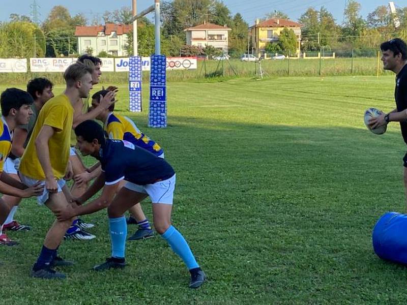 SUCCESSO ED ENTUSIASMO AL PRIMO CLINIC TECNICO TRA ZEBRE E RUGBY PARMA