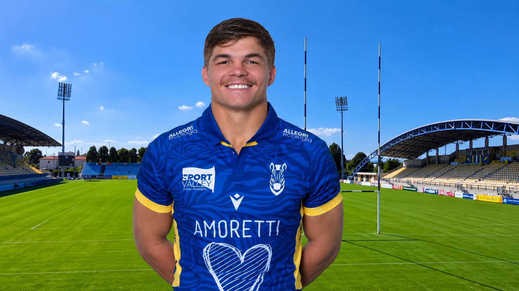 Il centro sudafricano, campione di Currie Cup nel 2025 e nel 2026, vestirà la maglia delle Zebre Parma nella stagione 2026/27