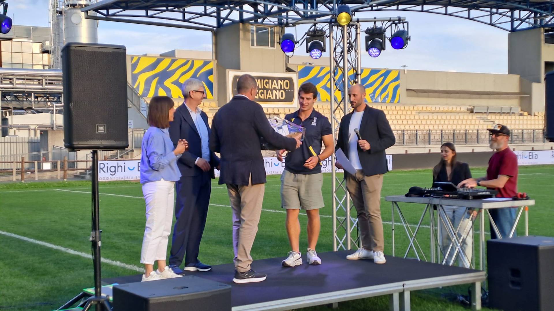 Festa di fine anno: le Zebre premiano le Zebre