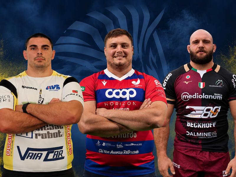 Novità in casa Zebre: arrivano i piloni Castellano, Barbotti e Alongi