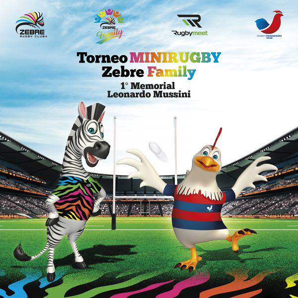 IL 21 E IL 22 MAGGIO 2022 IL RUGBY PARABIAGO OSPITERÀ IL PRIMO TORNEO DI MINIRUGBY APERTO AGLI OLTRE 110 CLUB AFFILIATI ALLA “ZEBRE FAMILY”